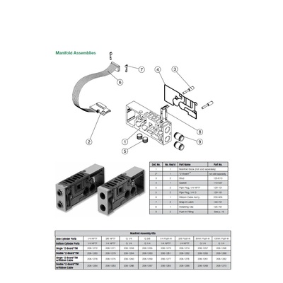 NUMATICS/AVENTICS AUXILILARY INLET MANIFOLD BLOCK<BR>2012 SERIES 3/8